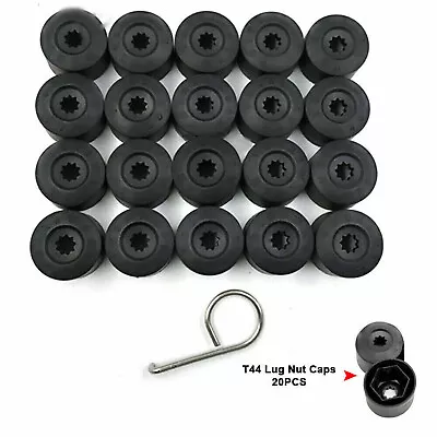 20pcs For VW Volkswagen Wheel Lug Nut Bolt Cover Black Caps 1K06011739B9 • $2.98