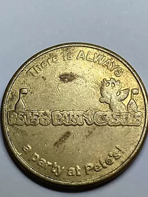 RARE PETE'S PARTY CASTLE ARCADE TOKEN MOBILE ALABAMA (OBSOLETE RETIRED) #qL1 • $9.67