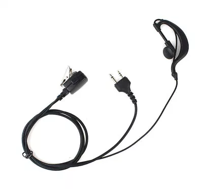 1 Ear Microphone For Midland In 2 Pins With Clip G5XT G6 G7 G8 G9 G12 M24 • $10.29