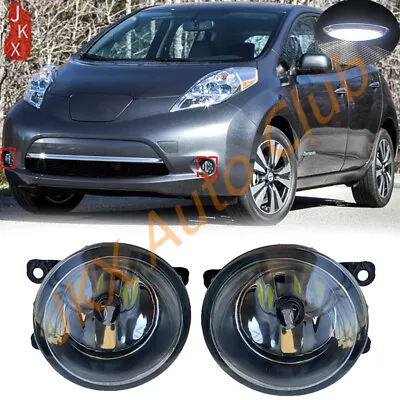 For Nissan Leaf 2011-2016 U Pair Front Bumper LED Fog Lights Lamps Replacement • $32.81