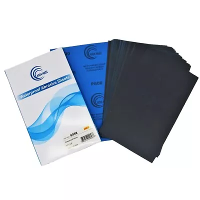 AquaMaxx Wet/Dry Sandpaper Finishing Sheets 9 X 5  - 600 GRIT (50-Sheet) • $15.95