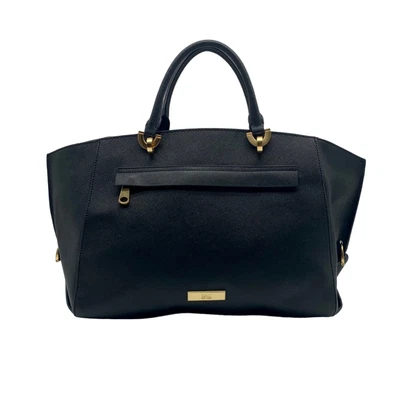 $60 • Buy ZAC By Zac Posen Black Saffiano Leather Tote Crossbody