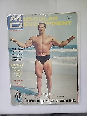 1964 September MUSCULAR DEVELOPMENT Joe Abbenda Mr. Universe  (CP2) • £21.22