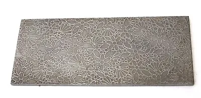 Pattern Texture Steel Plate For Press Or Rolling Mill 6 X 2 Inch  #91 • $35.99