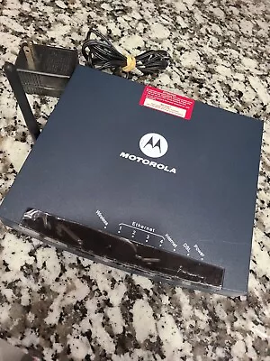 Motorola 3347-02 4-Port 10/100 Wireless G Router (3347-02-1022) • $12