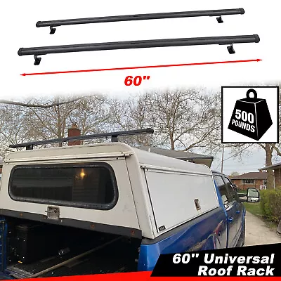 60  Pickup Topper Ladder Rack Camper Shell Roof Rack For Van Trailer Truck Cap • $119.99