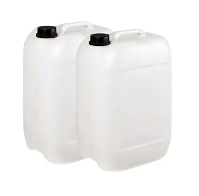 2 X New 25l Litre Plastic Water Container Carrier Food Drum Jerry Jerrican • £19.95