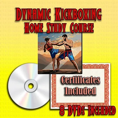 Home Study Course - Dynamic Kickboxing Mastery (DVDs + Certificates) • $299.95