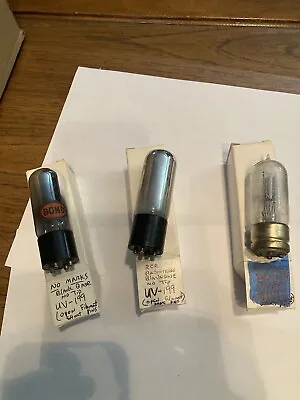 A Lot (3) Of Vintage UV-199 Radio Tubes With Open Filaments • $5