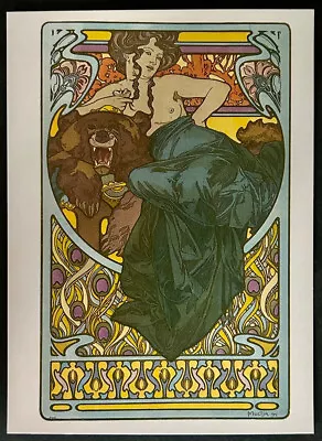 Postcard - Alphonse Mucha Documents Decoratifs - Magna • $2.99