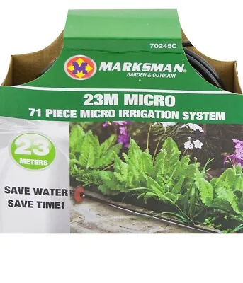 23m Micro Irrigation Watering Kit Automatic Garden Plant Drip System 70245c • £8.49