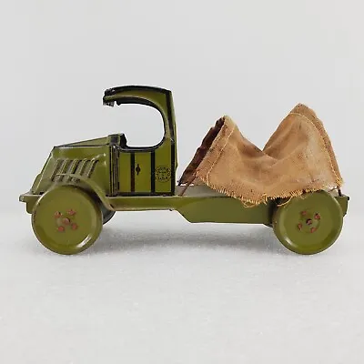 VINTAGE Antique J CHEIN & CO. U.S. Army COVERED TRUCK Army Green USA Made • $99