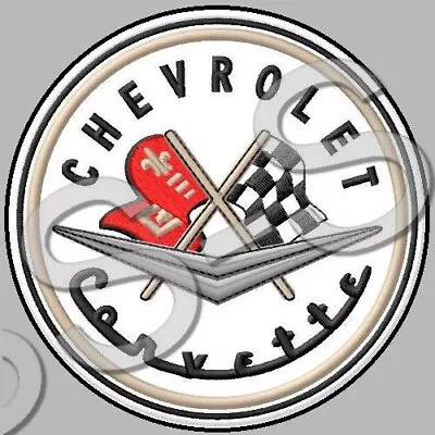 Chevrolet Corvette Embroidered Patch Iron/sew On~3-1/8  Racing C8 C7 C6 C5 C4 C3 • $9.99