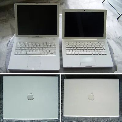 Lot Of 2 Vintage Laptops Apple Ibook G4 A1055 & Apple MacBook A1181- Untested • $50