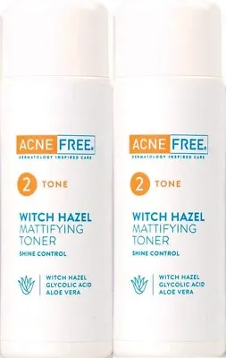 AcneFree Witch Hazel Mattifying Toner Acne Control **2 PACK** • $17.99