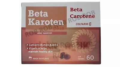 £7.77 • Buy Beta Carotene Plus VIT A & E SKIN CARE TAN ACCELERATOR 60 CAPS BETA KAROTEN 