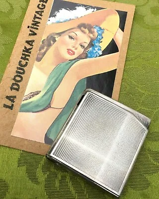 MARUMAN 1950s DL 12 GAS LIGHTER~HALLEY DE LUXE~SILVER PLATED~MADE IN JAPAN~RARE • $65