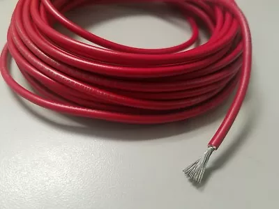 Boat Marine Cable 14 Gauge Wire Red  Primary Tinned Stranded 25'  • $16.92