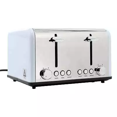 Redmond 4-Slice Extra Wide Slot 1650W Stainless Steel Toaster In Light Blue • $39.95