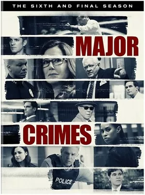 Major Crimes: The Sixth And Final Season (DVD 2017) 3 Disc Set • $8