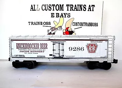 O Scale Lionel 3 Rail Custom Lettered Knickerbocker Beer Reefer  Lot C 🍺🍺🍺🍺 • $99.99