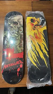 Metallica Pushead Skateboard Deck Lot New • $450