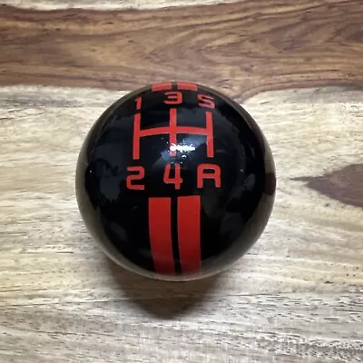 For Ford Mustang Shelby GT500 Stick Shift Knob 5 Speed Lever Resin Black-Red • $14.95