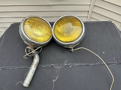 Vintage Set 5 3/4  GUIDE Amber Lens Fog Lights • $125