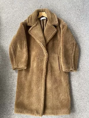 Gerard Darel Camel Teddy Coat Size 10 • £9.99