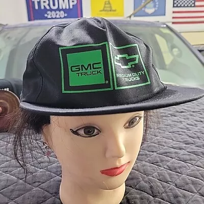 GMC TRUCK Chevy Medium Duty Trucks Vintage Snapback Trucker Hat Ball Cap 90s  • $11.95