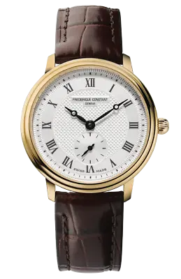 Frederique Constant Brown Womens Analogue Watch Slimline FC-235M1S5 • $729