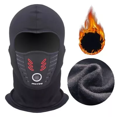 Winter Warm Fleece Motorcycle Anti-dust Full Face Mask Neck Helmet Balaclava Hat • $9.28