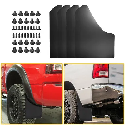 £20.29 • Buy 4x Universal Wide Racing Rally Car Performance Mudflaps Mud Flaps Guard W/Clips