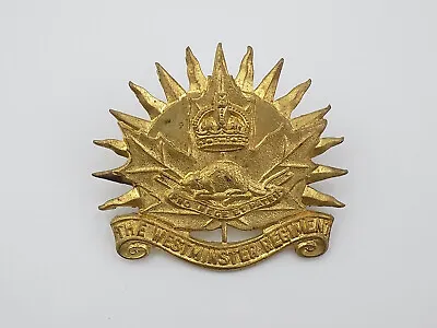 Vintage WWII Canadian Army Westminster Regiment Cap Badge • $14.97