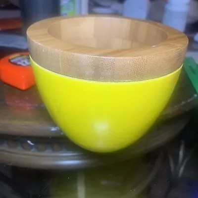 Core Yellow Bamboo Pestle By Core - Discontinued Item (no Mortar) 4.5”x 5” • $8