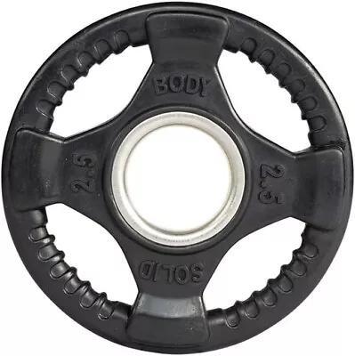 Body-Solid Rubber Coated Olympic Weight Plate (1) With Anti-Slip Grip - 2.5lb • $23.18