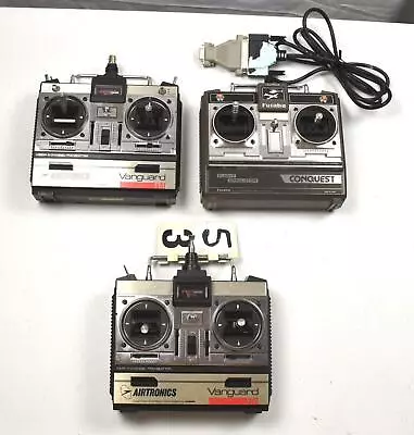Airtronics And Futaba RC Radio Control Transmitters Lot VG6DR VG4R • $69.95
