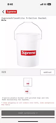 Supreme/leaktite 5-gallon Bucket • $24000