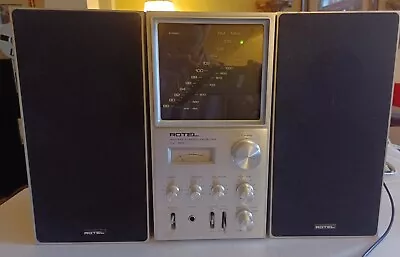 Vintage Rotel RV-555 Compact Stereo AM/FM Receiver Speaker System • $199.99