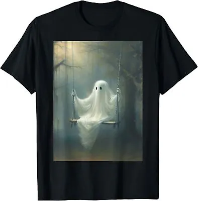Vintage Halloween Costume Ghost Swing In The Forest Gothic T-shirt Size S-5XL • $17.99