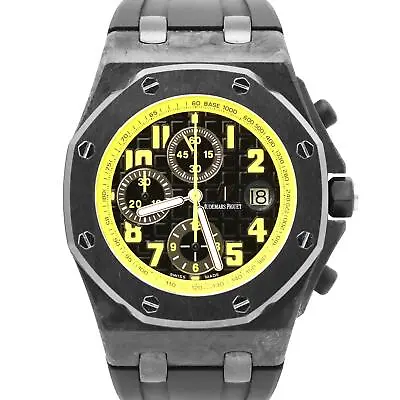 Audemars Piguet Royal Oak Offshore BUMBLE BEE Forged Carbon Black Yellow 26176FO • $18993.81