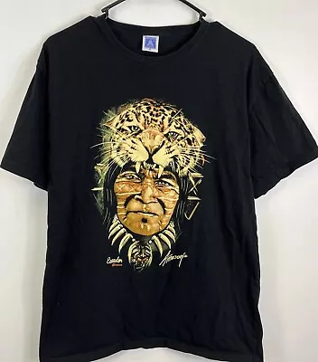 Ecuador Amazonia Tourist Tshirt Jaguar Amazon Travel Adult XL Equinoccio • $14