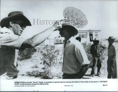 $9.99 • Buy 1983 Press Photo Dennis Quaid As Gordon Cooper In A Scene From  The Right Stuff 