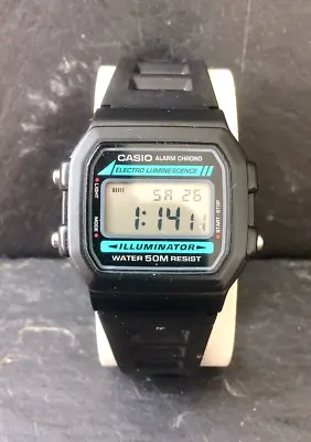 £8 • Buy Casio W-86 Illuminator Alarm Chrono Vintage Mens Digital Watch