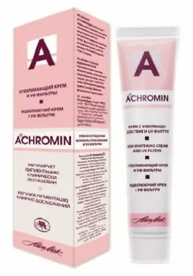 Achromin Whitening Cream Skin Body Neck Hand Lighten Pigmentary Patches Age Spot • £8.36