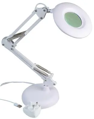 Magnus LED Magnifying Desk Lamp - MAG LIGHT DIM • £27.19