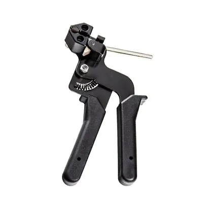 Metal Stainless Steel Cable Tie Fasten Gun Pliers Crimper Tensioner Cutter Tool • £16.99