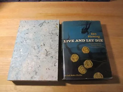 Live And Let Die - Ian Fleming (HC 1955) 1st US Printing - With Custom Slipcase • $800