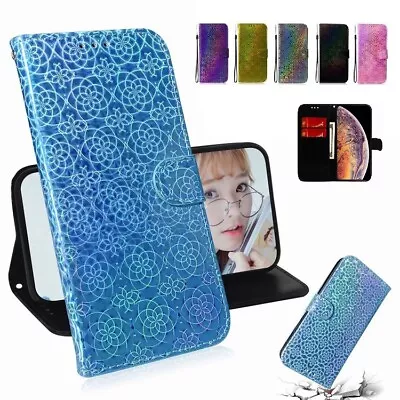 For Samsung A70S A50 A30 A20 A10 A80 A90 Leather Solid Colorful Wallet Flip Case • $11.32