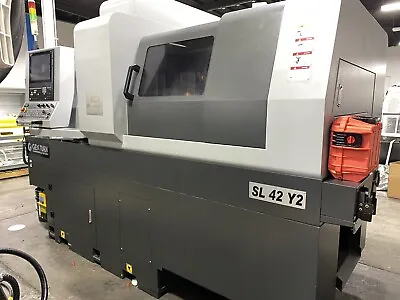 2017 GENTURN SL-42 8-Axis CNC Swiss Lathe W/ Live Tooling Dual Y-Axis & C-Axis • $109900